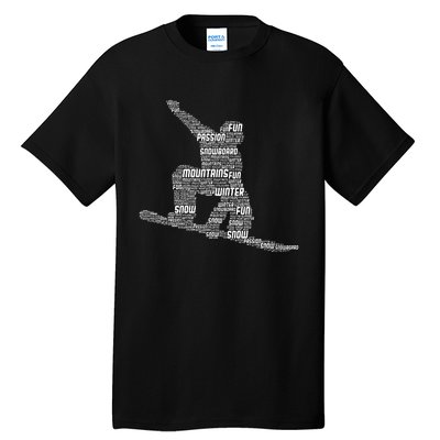 Snowboard Snowboarder Snowboarding Tall T-Shirt