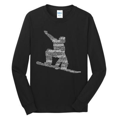 Snowboard Snowboarder Snowboarding Tall Long Sleeve T-Shirt