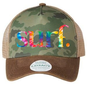 Surf Summer Surfing Rainbow Legacy Tie Dye Trucker Hat