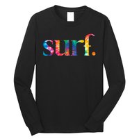 Surf Summer Surfing Rainbow Long Sleeve Shirt