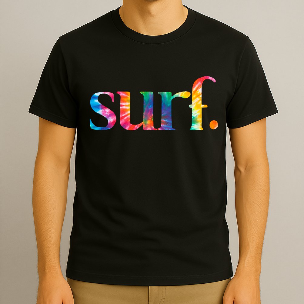 Surf Summer Surfing Rainbow T-Shirt
