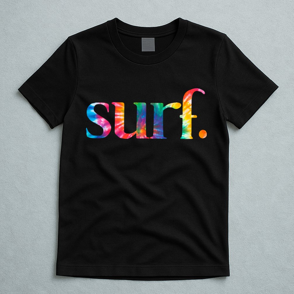 Surf Summer Surfing Rainbow T-Shirt