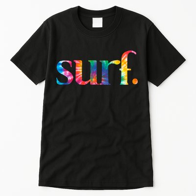 Surf Summer Surfing Rainbow Tall T-Shirt