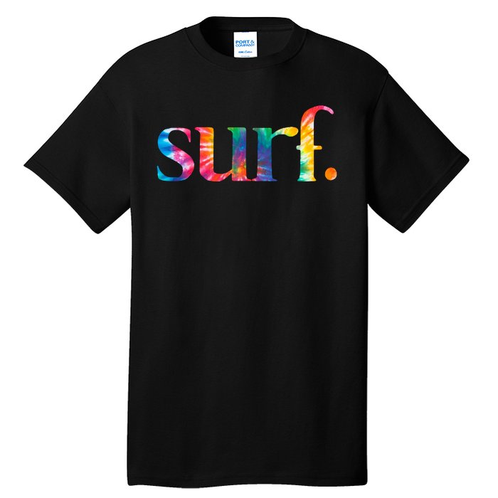 Surf Summer Surfing Rainbow Tall T-Shirt