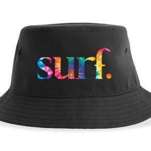 Surf Summer Surfing Rainbow Sustainable Bucket Hat