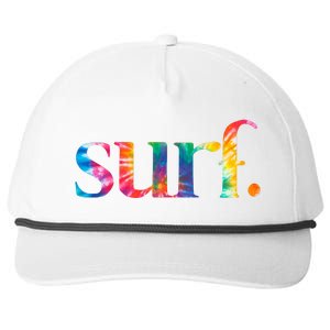 Surf Summer Surfing Rainbow Snapback Five-Panel Rope Hat