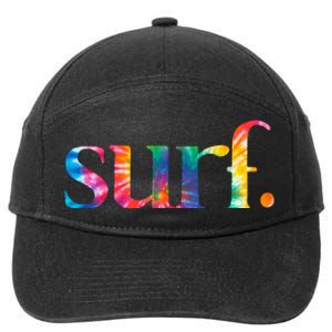 Surf Summer Surfing Rainbow 7-Panel Snapback Hat