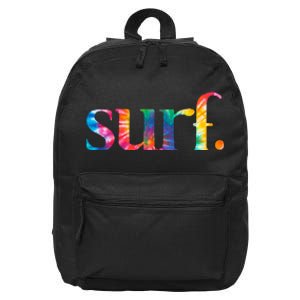 Surf Summer Surfing Rainbow 16 in Basic Backpack