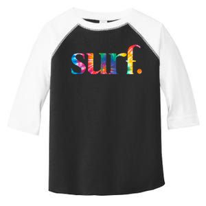 Surf Summer Surfing Rainbow Toddler Fine Jersey T-Shirt