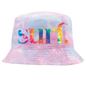 Surf Summer Surfing Rainbow Tie-Dyed Bucket Hat