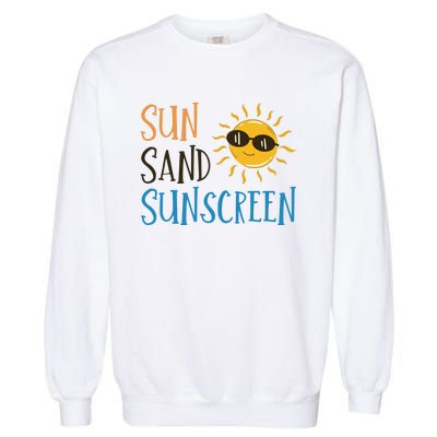 Sun Sand Sunscreen Garment-Dyed Sweatshirt