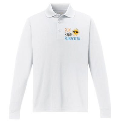 Sun Sand Sunscreen Performance Long Sleeve Polo