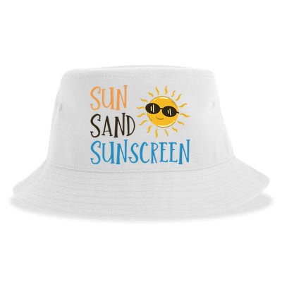 Sun Sand Sunscreen Sustainable Bucket Hat