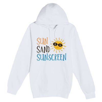 Sun Sand Sunscreen Premium Pullover Hoodie