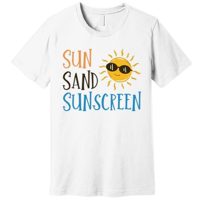 Sun Sand Sunscreen Premium T-Shirt