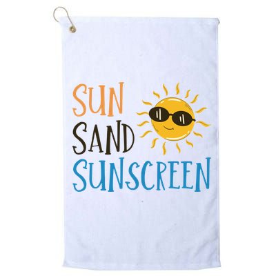 Sun Sand Sunscreen Golf Towel