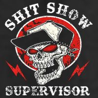 Shit Show Supervisor Skull Beanie
