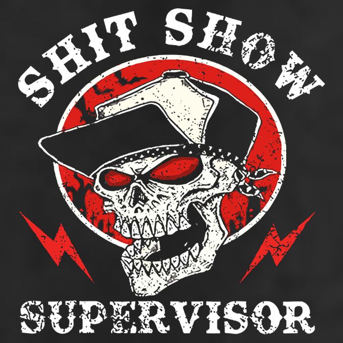 Shit Show Supervisor Skull Beanie