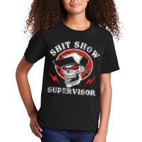 Shit Show Supervisor Skull Kids T-Shirt