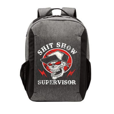Shit Show Supervisor Skull Vector Backpack