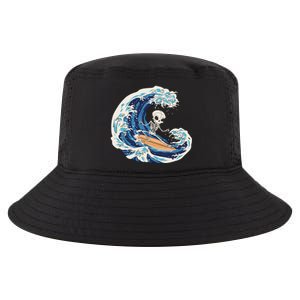 Skeleton Surfing Summer Surfer Cool Comfort Performance Bucket Hat