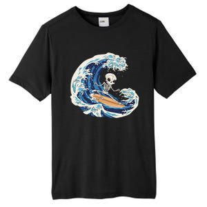 Skeleton Surfing Summer Surfer Tall Fusion ChromaSoft Performance T-Shirt