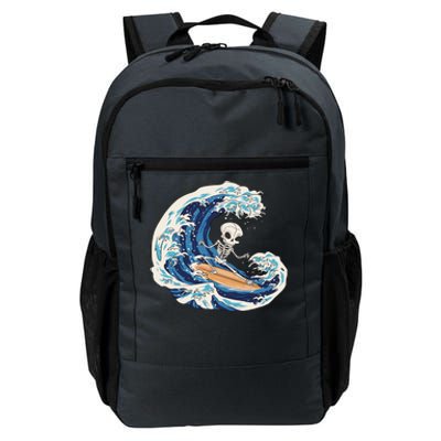 Skeleton Surfing Summer Surfer Daily Commute Backpack