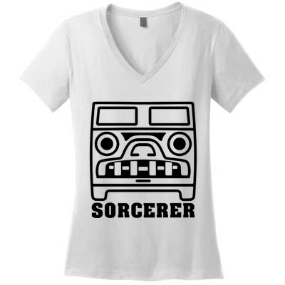 Steven Spielberg Sorcerer Women's V-Neck T-Shirt