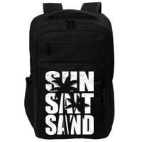 Sun Salt Sand Palm Trees Summer Break Impact Tech Backpack