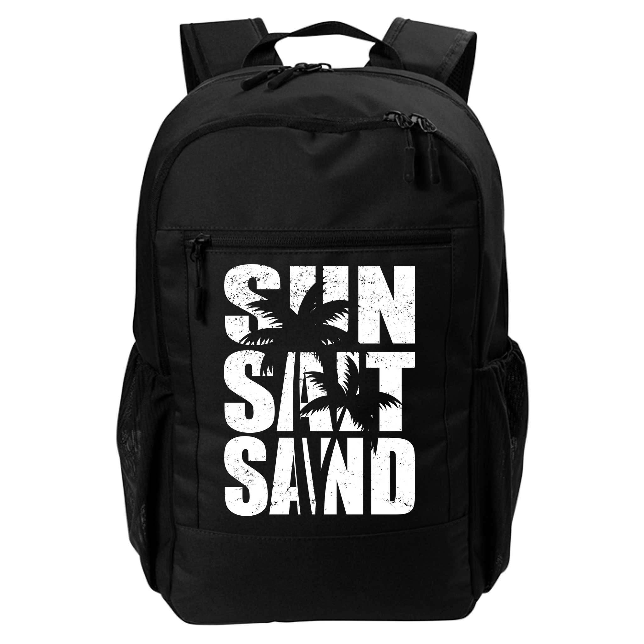Sun Salt Sand Palm Trees Summer Break Backpack