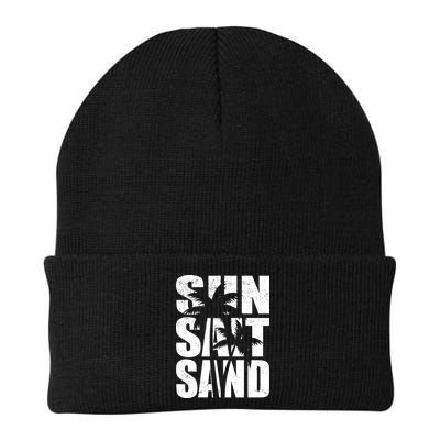 Sun Salt Sand Palm Trees Summer Break Beanie