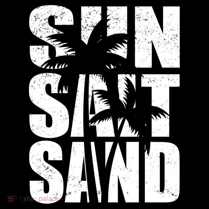 Sun Salt Sand Palm Trees Summer Break 16 in Basic Backpack