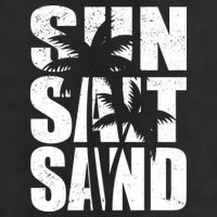 Sun Salt Sand Palm Trees Summer Break Golf Towel