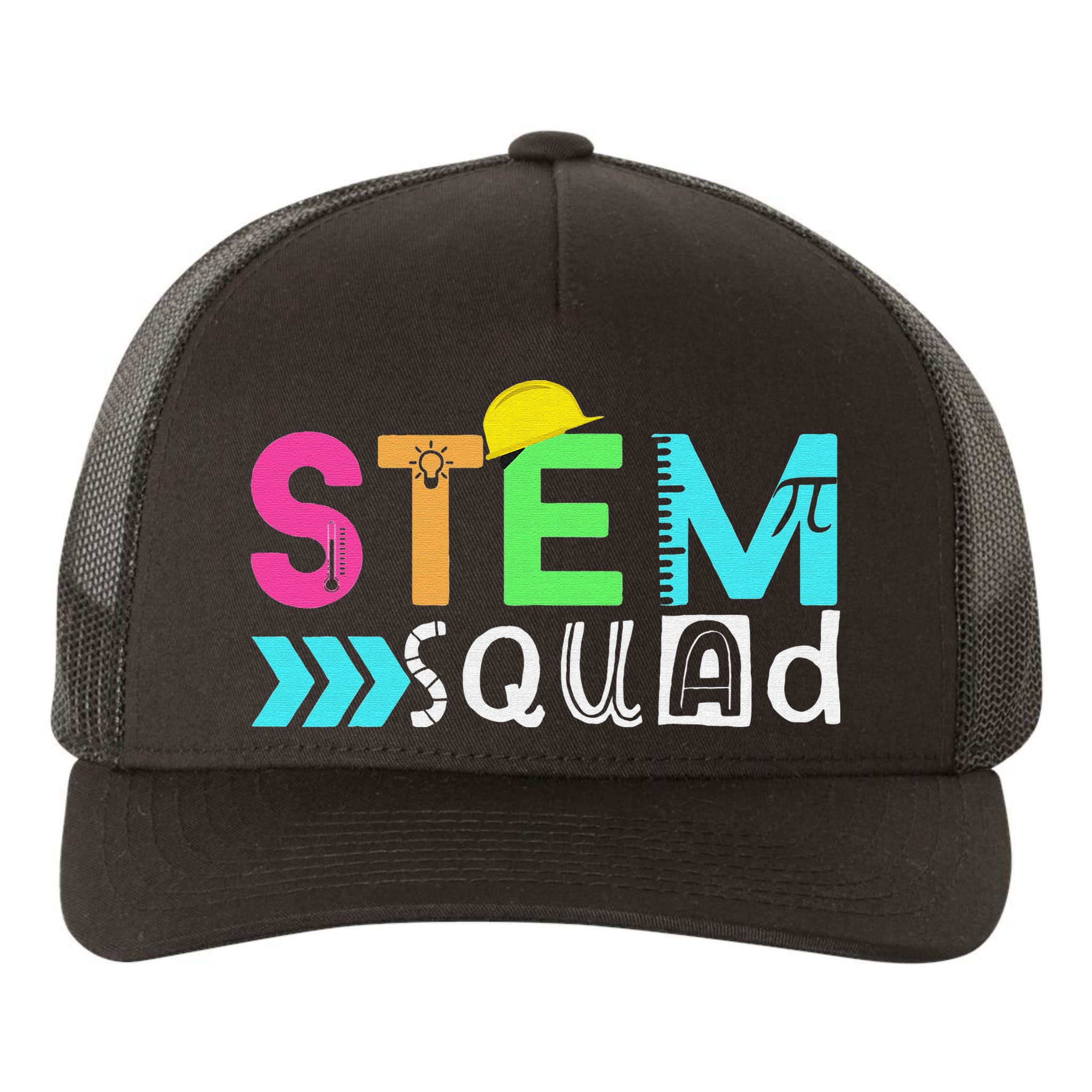STEM Squad Science Technology Engineering Math Teacher Yupoong Adult 5-Panel Trucker Hat