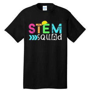 STEM Squad Science Technology Engineering Math Teacher Tall T-Shirt