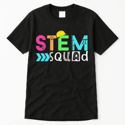 STEM Squad Science Technology Engineering Math Teacher Tall T-Shirt