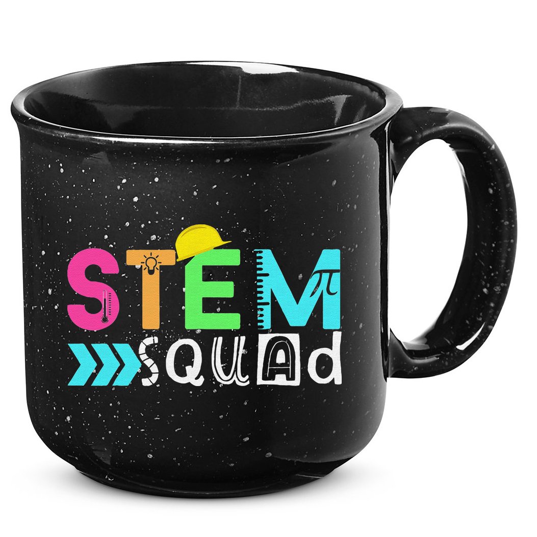 STEM Squad Science Technology Engineering Math Teacher 15oz Campfire Ceramic Mug