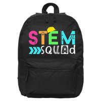 STEM Squad Science Technology Engineering Math Teacher 16 in Basic Backpack