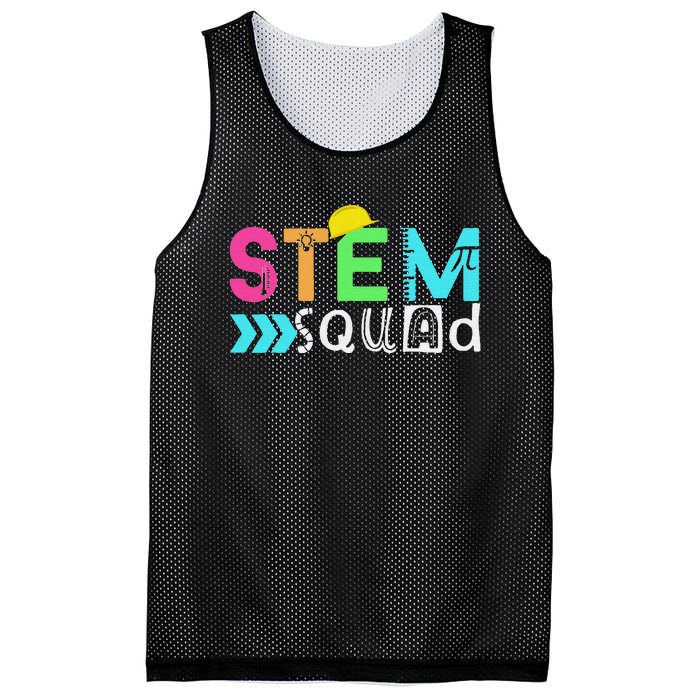 STEM Squad Science Technology Engineering Math Teacher Mesh Reversible Basketball Jersey Tank