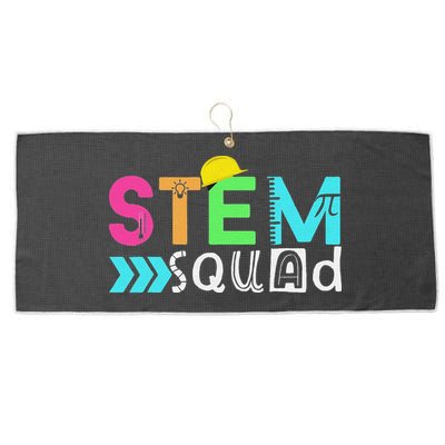 STEM Squad Science Technology Engineering Math Teacher Large Microfiber Waffle Golf Towel