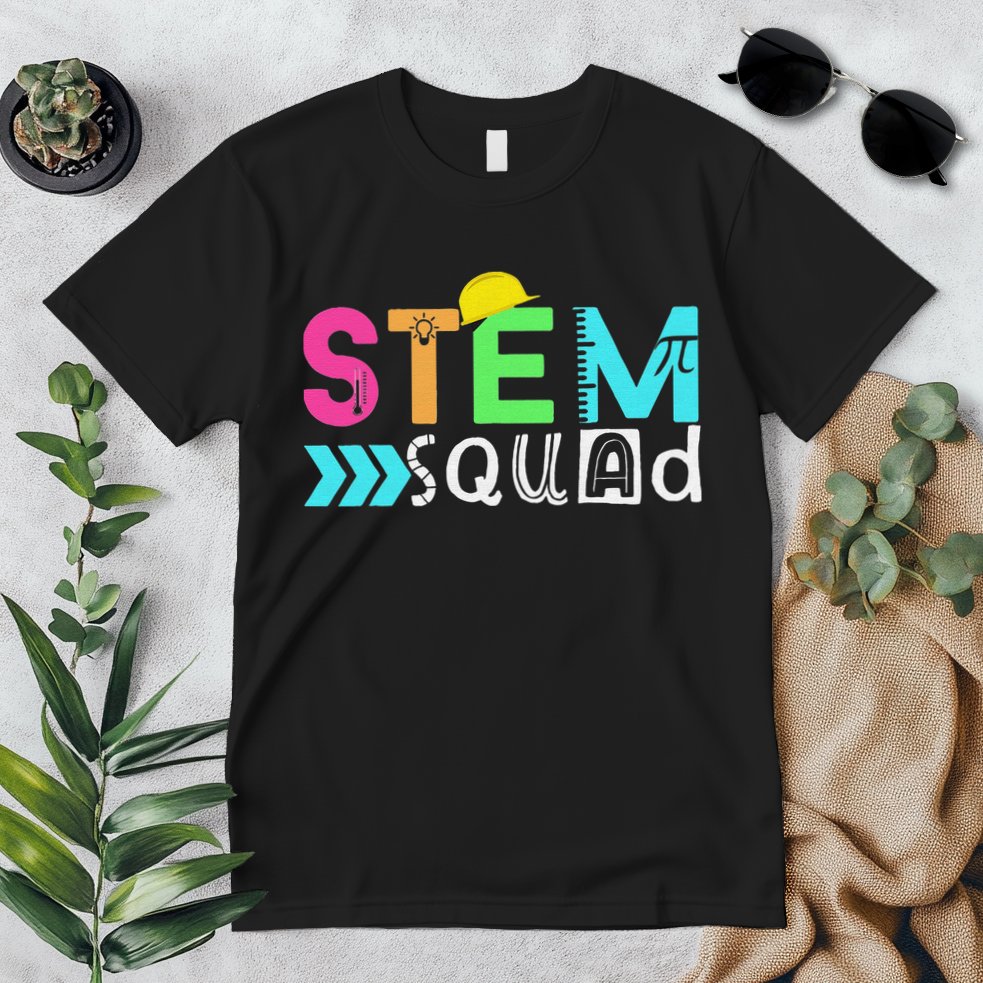 STEM Squad Science Technology Engineering Math Teacher Premium T-Shirt