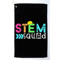 STEM Squad Science Technology Engineering Math Teacher Golf Towel