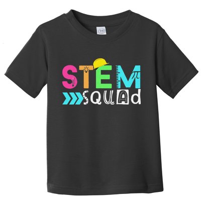 STEM Squad Science Technology Engineering Math Teacher Toddler T-Shirt