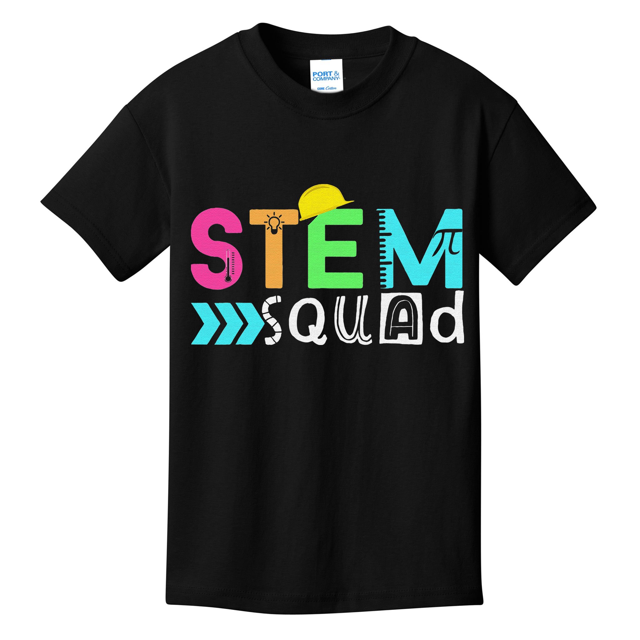 STEM Squad Science Technology Engineering Math Teacher Kids T-Shirt