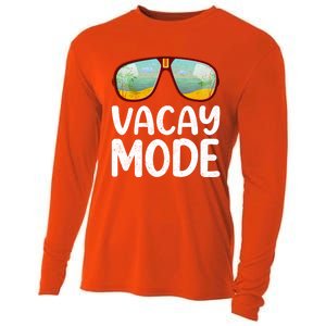 Summer Sunglasses Sunset Beach Vacation Vacay Mode Gift Cooling Performance Long Sleeve Crew