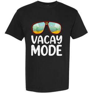 Summer Sunglasses Sunset Beach Vacation Vacay Mode Gift Garment-Dyed Heavyweight T-Shirt