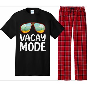 Summer Sunglasses Sunset Beach Vacation Vacay Mode Gift Pajama Set