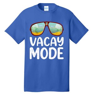 Summer Sunglasses Sunset Beach Vacation Vacay Mode Gift Tall T-Shirt