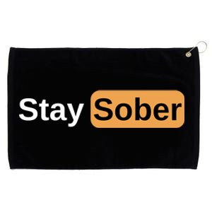 Stay Sober Grommeted Golf Towel