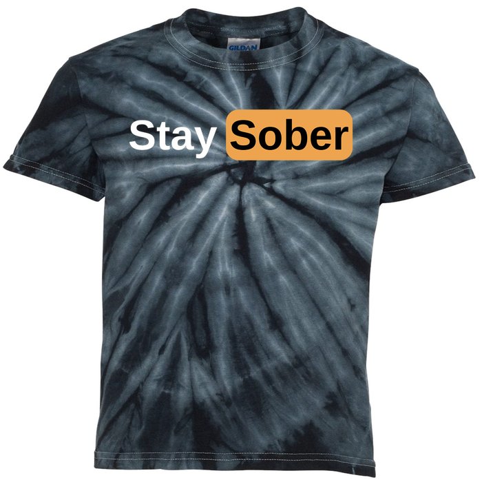 Stay Sober Kids Tie-Dye T-Shirt